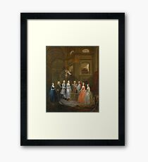 The Wedding of Stephen Beckingham and Mary Cox by William Hogarth Framed Print