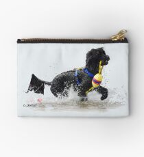 Bolso de mano Perro de agua portugués recuperando una línea de flotación amarilla