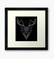 Dunkler Hirsch Gerahmtes Wandbild