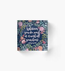 Colossians Acrylic Block