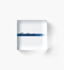 Bellarke banner Acrylic Block