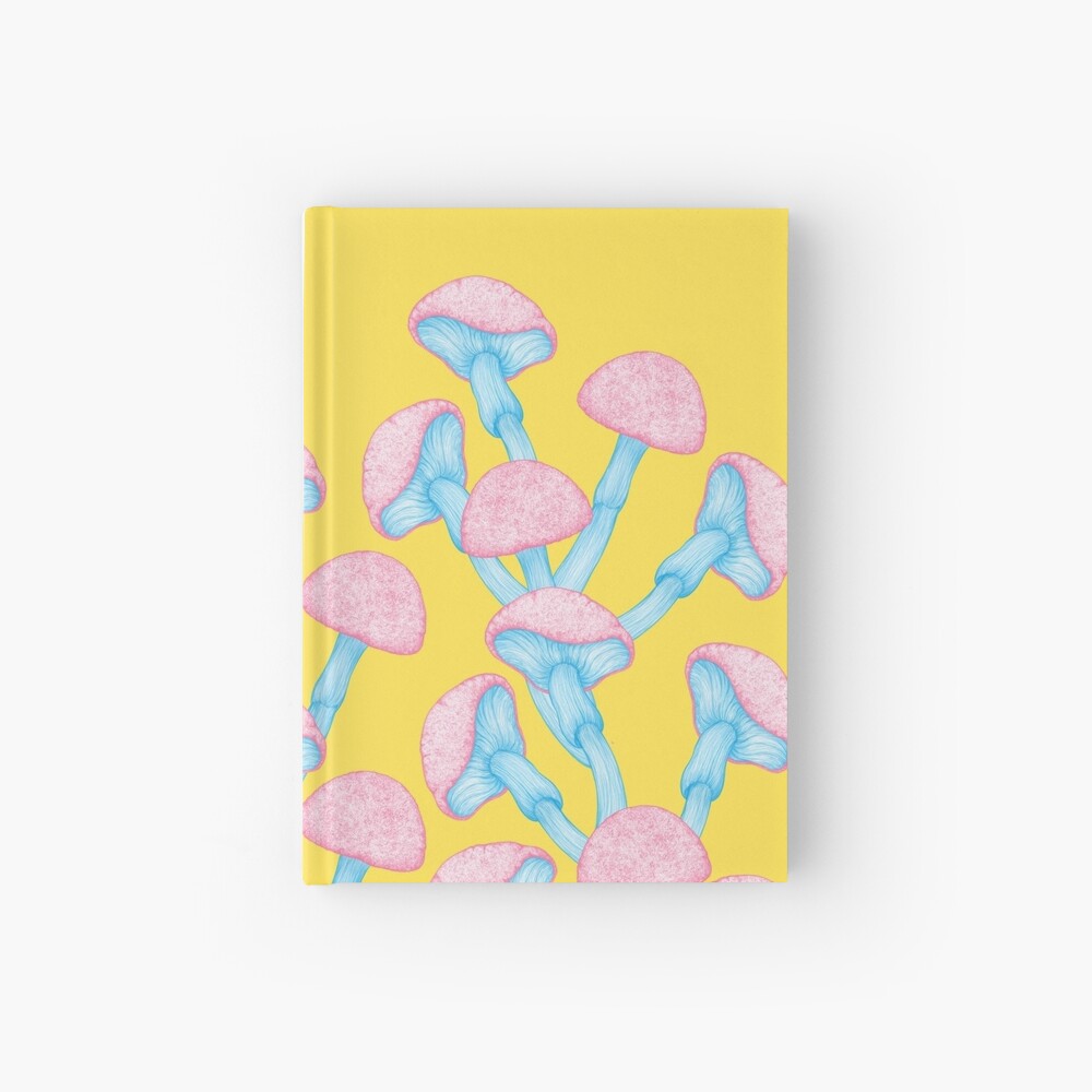 The Garden of Wonderland Mushroom Hardcover Journal