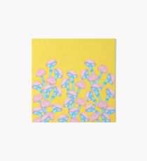 The Garden of Wonderland Mushroom Art Board Print