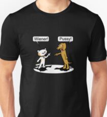 The Wiener Dog & The Pussycat Unisex T-Shirt