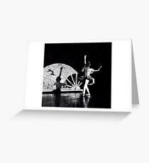 Shadow Dancing (B&W) Greeting Card