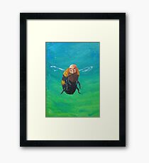 Bumble beard Framed Print