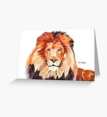 Lion Greeting Card