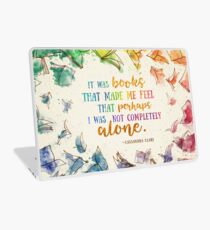Es waren Bücher Laptop Folie