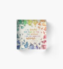 It was books Acrylic Block