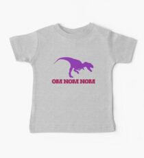 OMNOM dinosaur Baby Tee