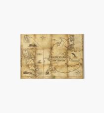 Map of Pandyssia, The Empire of the Isles, and The Months: Dishonored/Dishonored 2 Map Art Board