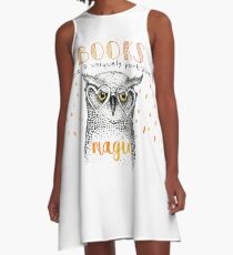 Book OWL A-Line Dress