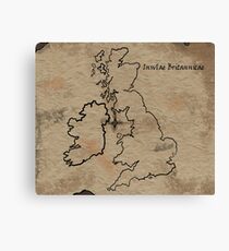 Insulae Britannicae Canvas Print