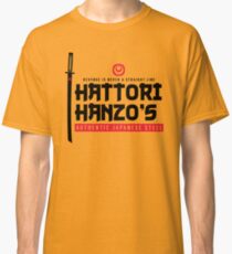 Camiseta clásica Versión japonesa de acero oscuro