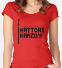 Japanese Steel Dark Version Women's Fitted Scoop T-Shirt