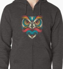 Sowl Hoodie mit Reißverschluss