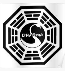 Dharma Initiative - The Swan Station Logo (Lost TV Show) Poster