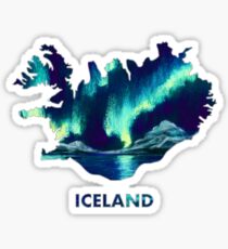 Iceland - Northern Lights Sticker
