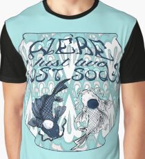 Wir sind nur zwei verlorene Seelen, die in einer Fischschüssel schwimmen Grafik T-Shirt