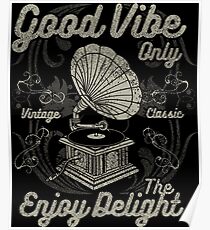 Retro Vintage Distressed Design Poster