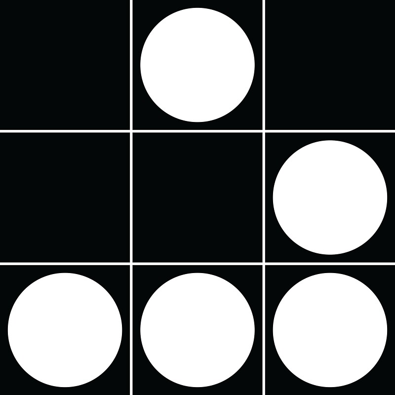 "Game of Life Glider (Hacker Symbol) (black)" Stickers by allyosaugh