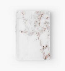 Rose gold vein marble Hardcover Journal
