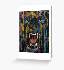 Black Panther Greeting Card