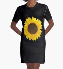 Sonnenblume T-Shirt Kleid