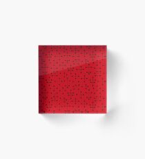 Midcentury Modern Dots 109 Acrylic Block