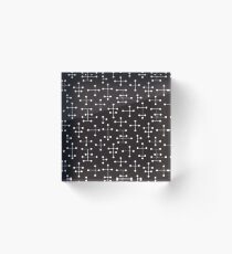 Midcentury Modern Dots 22 Acrylic Block