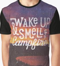 wach auf und rieche das Lagerfeuer Grafik T-Shirt