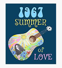 1967 Summer of Love Hippie T-shirt Photographic Print