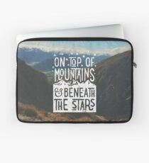 On Top Of Mountains Laptop Sleeve