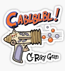 Raygun C Sticker