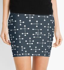 Midcentury Modern Dots 28 Mini Skirt