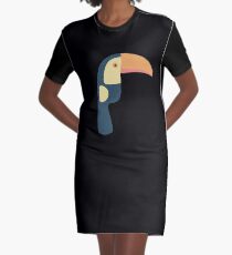 Toucans Graphic T-Shirt Dress
