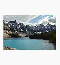 Rocky Mountains Blue Lake National Park Photographic Print