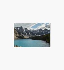 Rocky Mountains Blue Lake National Park Art Board