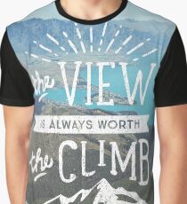 WIE DER KLETTER Grafik T-Shirt