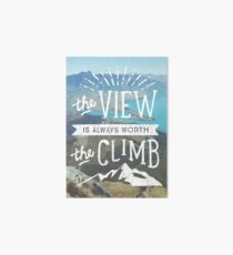 WORTH THE CLIMB Art Board