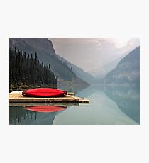 Summer Lake Mountain Vacation Photographic Print