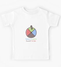 Camiseta para niños El hogar es donde quiero estar