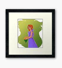 Purple Gown Framed Print