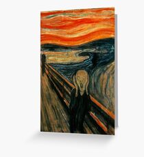 The Scream - Edvard Munch Greeting Card