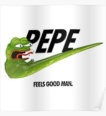 Nike Pepe FEELS GOOD MAN Poster