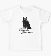 Britisch Kurzhaar Katze Kinder T-Shirt