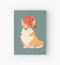 Queen Corgi Hardcover Journal
