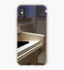White piano at home iPhone Case