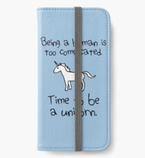 Time To Be A Unicorn iPhone Wallet/Case/Skin