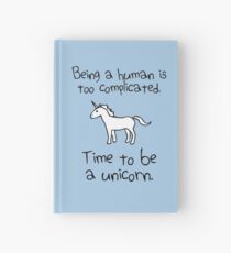 Time To Be A Unicorn Hardcover Journal